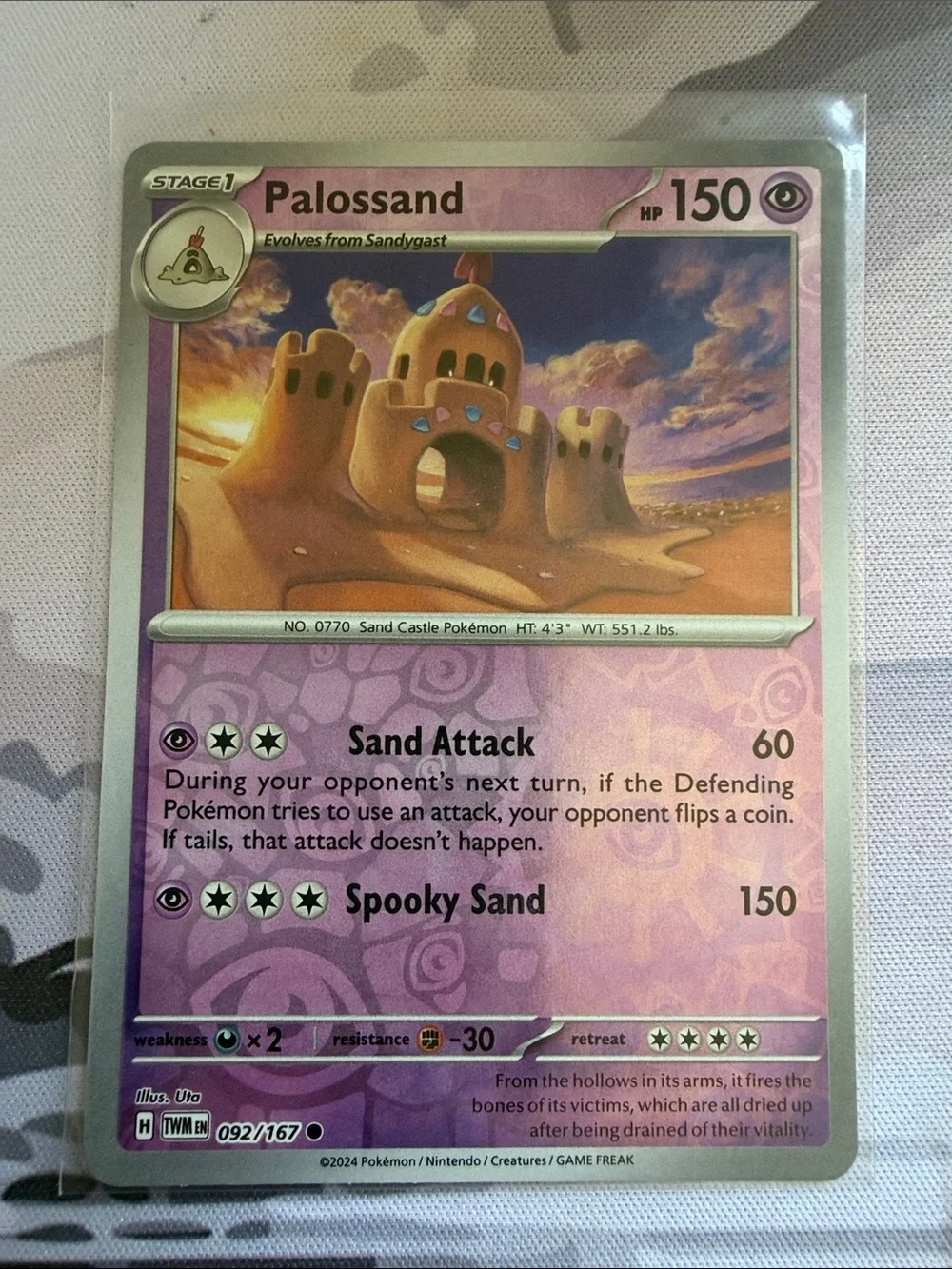 palossand pokemon card ex / Mint opened  Japan Pop Mart Stage 1 Shiny Palossand 6IV Pokemon Scarlet